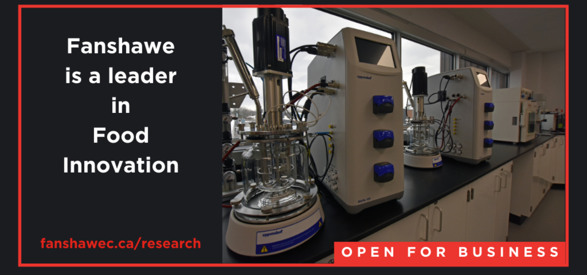 Fanshawe College’s research laboratory is open for new agrifood/agri